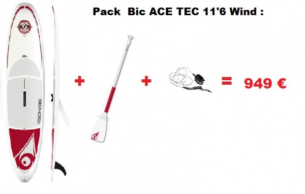 Pack Bic ACE TEC 11'6 Wind