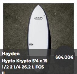 Hayden-Hypto Krypto 5.4 x 19