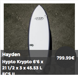 Hayden - Hypto Krypto 6'6 x 21 