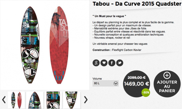 Tabou DaCurve Quadster