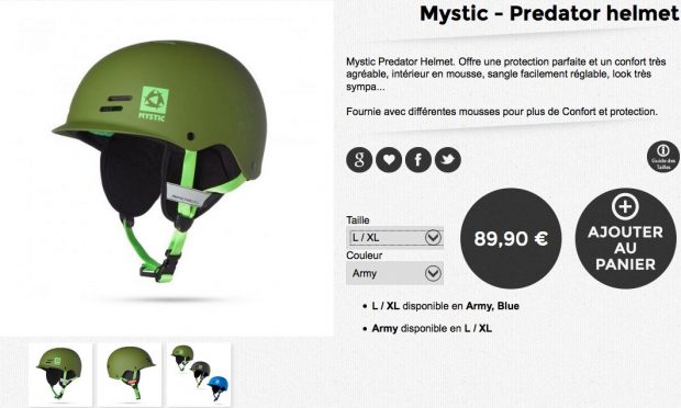 mystic predator helmet