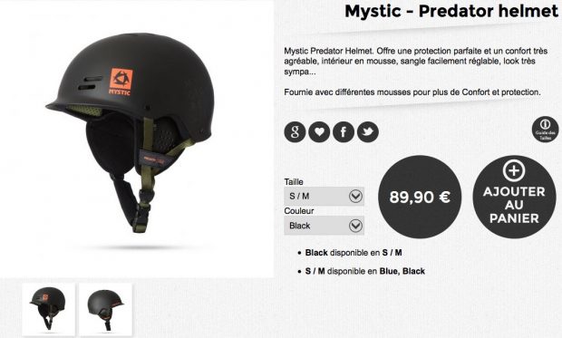 mystic predator helmet