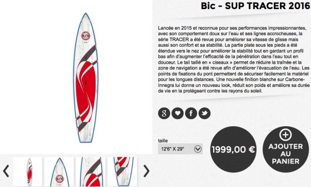 bic sup tracer