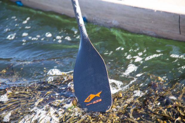 Salish Blackfish paddles carbone Bio resine Side Shore paddle