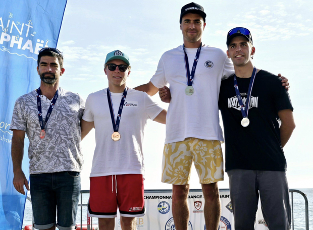 Podium Championnats de France de SUP Downwind